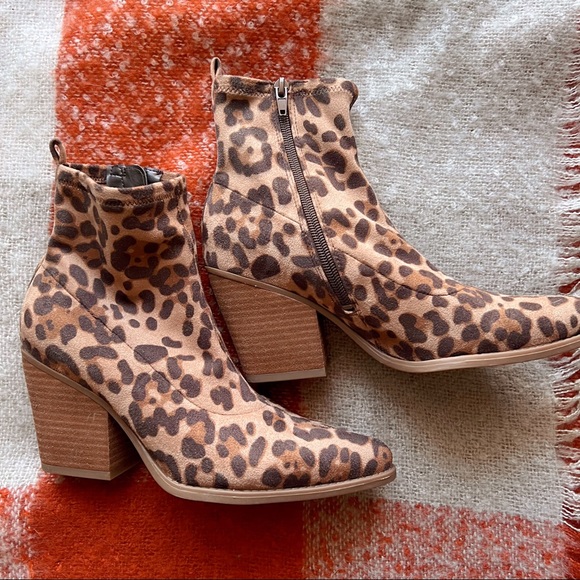 Naturalizer Shoes - SOUL Naturalizer Women's Melodi Leopard Booties Ankle Boot